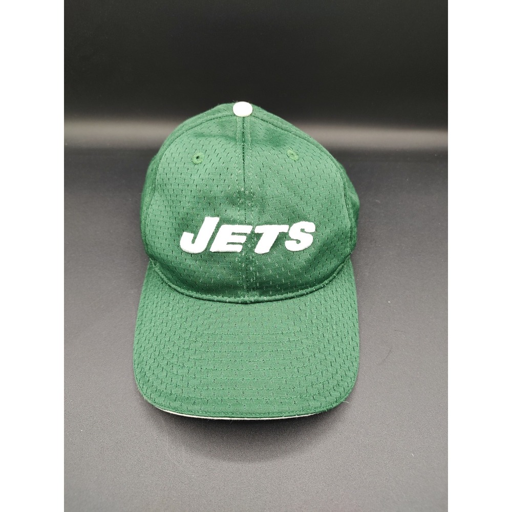 NFL New York Jets Hat Mens Green Mesh Adjustable Baseball Cap Vintage Style